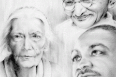 Prophets of NonviolencePrint available in 9 x 11 and 14 x 17. Prayer cards are 3 x 5.
