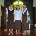 Junior postulants with Sister Beth
