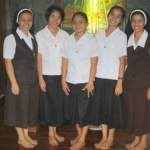 Postulants with Sister Elsie and Elma