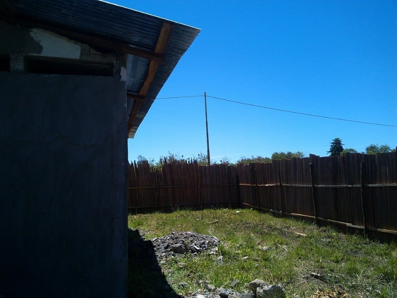 A view of the backyard at the new convent